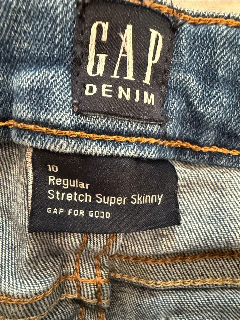 Gap Girl's Denim Sculpt Super Skinny / Legging Jeans Size 10